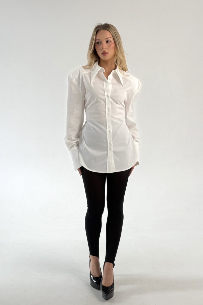 Koszula taliowana z poduszkami Simone